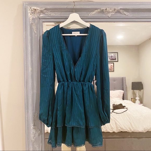 Privacy Please Dresses & Skirts - NWT Privacy Please Alora Mini Dress in Moss Green